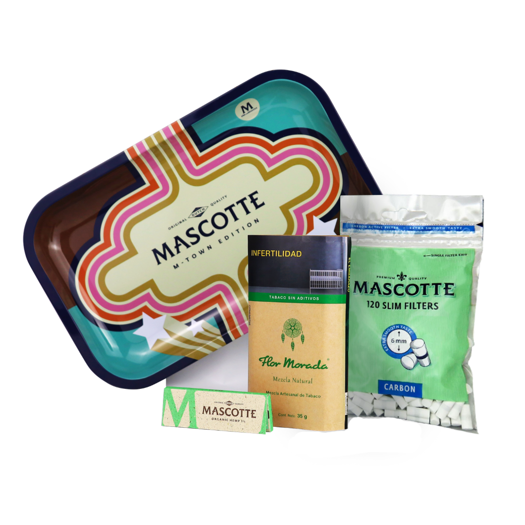 Kit Flor Morada Natural 35g | Máxima Pureza con Filtros de Carbón Activo