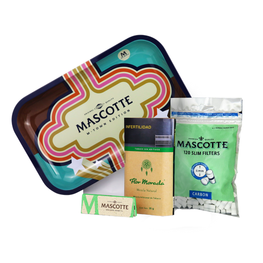 Kit Flor Morada Natural 35g | Máxima Pureza con Filtros de Carbón Activo