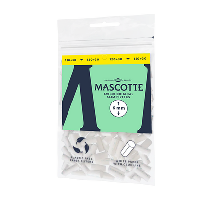 Mascotte Slim Filters Original Paper 120+30