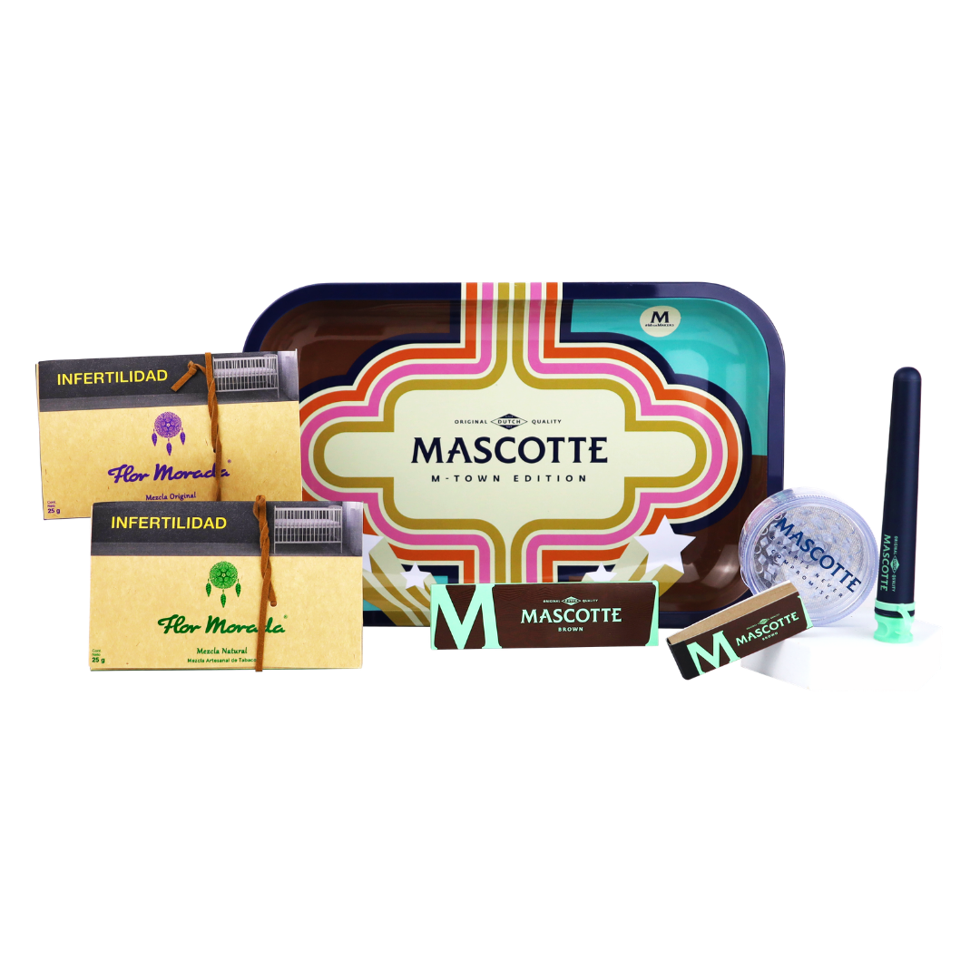 Mix Flor Morada | Kit Completo de Liar con Grinder y Accesorios